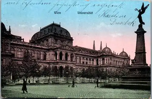 56138 - Wien - Wien , Universität - gelaufen 1910