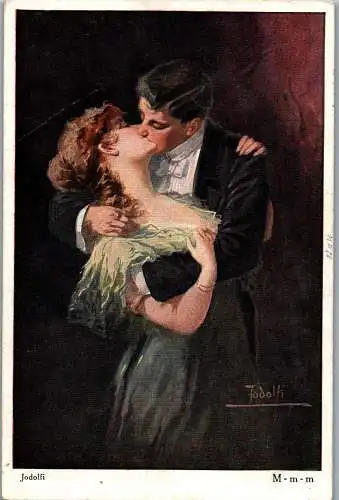 56143 - Künstlerkarte - Jodolfi , Galerie Münchner Meister - gelaufen