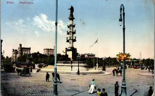 56175 - Wien - Wien , Praterstern , Prater - gelaufen 1912