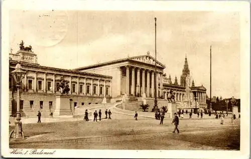 56177 - Wien - Wien I , Parlament - gelaufen 1927