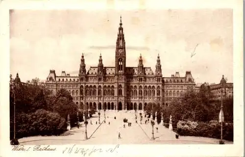 56184 - Wien - Wien I , Rathaus - gelaufen 1926