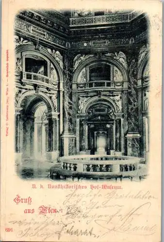 56191 - Wien - Wien I , Gruss aus , K. K. Kunsthistorisches Hof Museum - gelaufen 1902