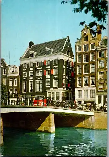 56198 - Niederlande - Amsterdam , Singel - gelaufen 1976