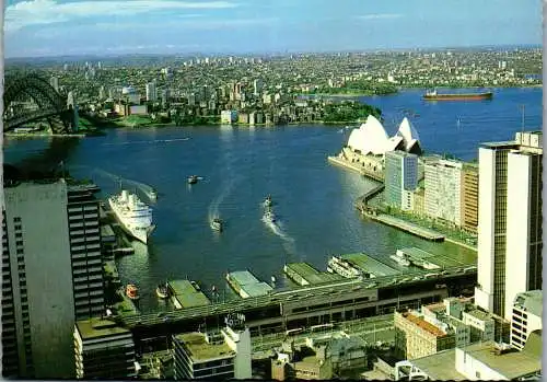 56201 - Australien - Sydney , New South Wales , Panorama - gelaufen 1979