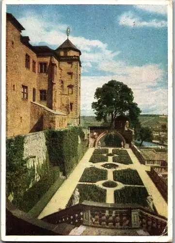 56216 - Deutschland - Würzburg , Festung Marienberg , Fürstengarten - gelaufen 1944