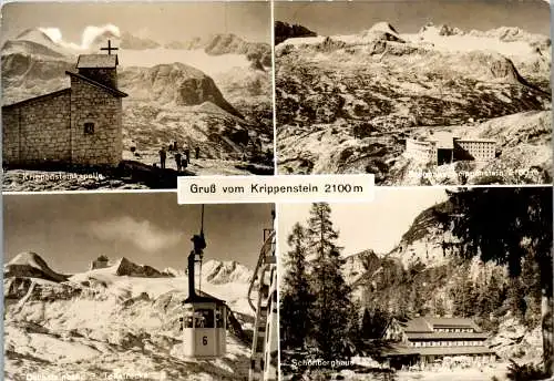 56217 - Oberösterreich - Dachstein , Gruß vom Krippenstein , Mehrbildkarte - gelaufen