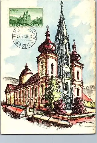 56219 - Steiermark - Mariazell , Basilika - nicht gelaufen 1958