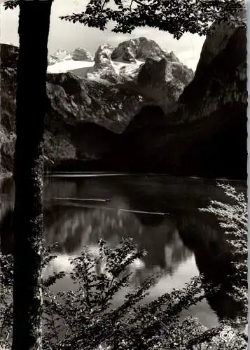 56228 - Oberösterreich - Gosausee , mit Hohem Dachstein - gelaufen 1955