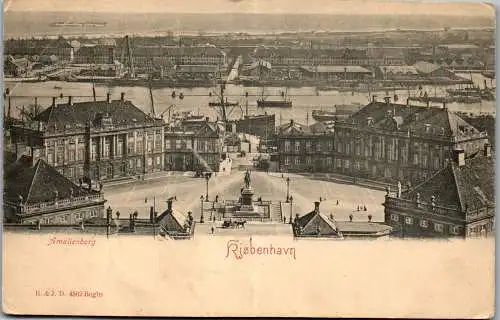 56233 - Dänemark - Kopenhagen , Schloß Amalienburg , Amalienborg - nicht gelaufen