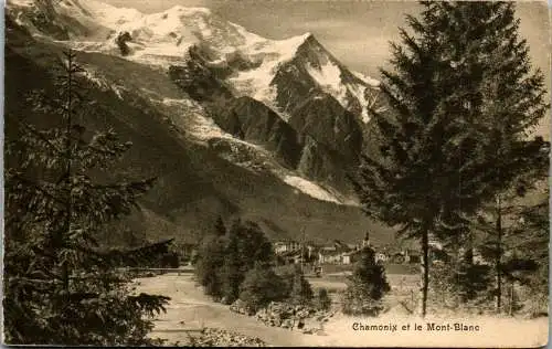 56242 - Frankreich - Chamonix , et le Mont Blanc - nicht gelaufen