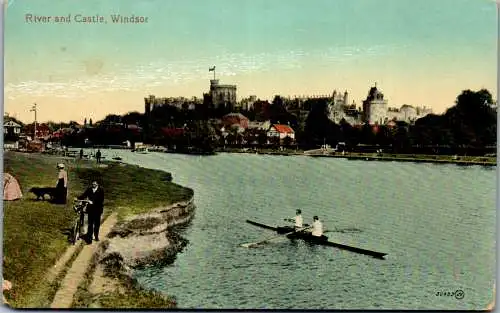 56243 - Großbritannien - Windsor , River and Castle - gelaufen