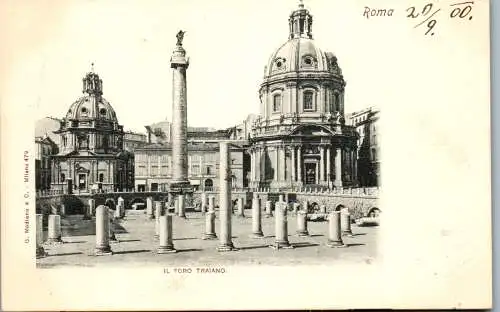 56244 - Italien - Rom , Il Foro Traiano - gelaufen 1900