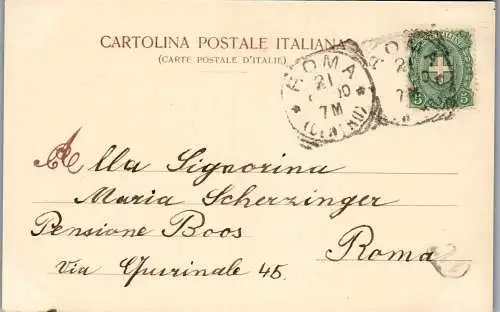 56244 - Italien - Rom , Il Foro Traiano - gelaufen 1900