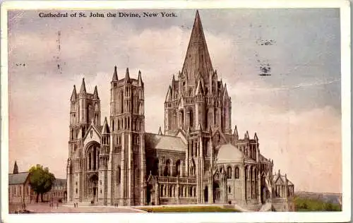 56245 - USA - New York , Cathedral of St. John the Divine - gelaufen 1926