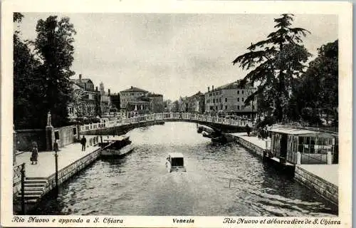 56267 - Italien - Venezia , Rio Nuovo e approdo a S. Chiara , Landing Place - nicht gelaufen