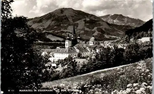 56277 - Steiermark - Mariazell , mit dem Ötscher - gelaufen 1971