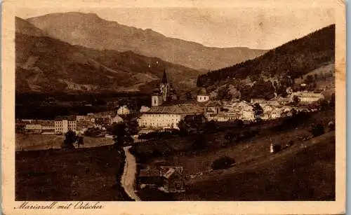 56282 - Steiermark - Mariazell , mit Ötscher - gelaufen 1923