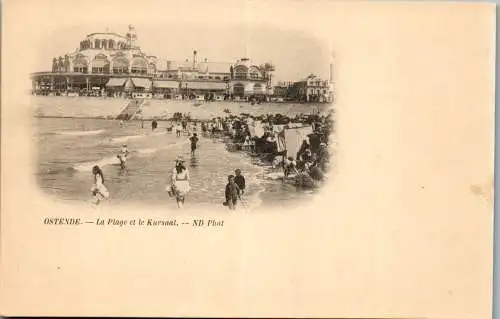 56293 - Belgien - Ostende , La Plage et le Kursaal - nicht gelaufen