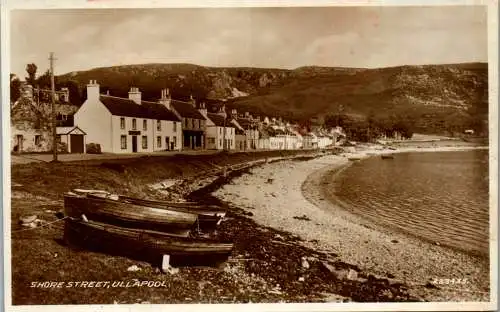 56302 - Schottland - Ullapool , Shore Street - nicht gelaufen