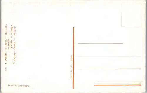 56308 - Künstlerkarte - Eugène Carrière , La Familia , Die Familie - nicht gelaufen