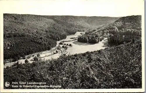 56310 - Luxemburg - Grundhof , Route de Grundhof Vogelsmühle Müllertal - gelaufen 1952