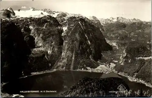 56312 - Oberösterreich - Hallstatt , Hallstättersee mit Dachstein - nicht gelaufen 1928