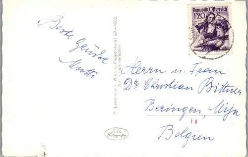56325 - Steiermark - Ramsau , am Dachstein , Panorama - gelaufen 1962