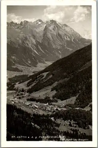 56332 - Tirol - St. Anton , am Arlberg gegen Parseiergruppe - gelaufen 1942