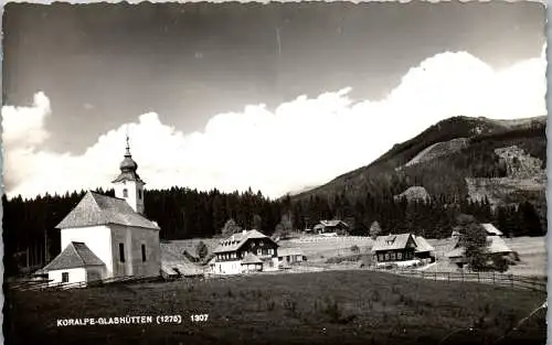 56333 - Steiermark - Bad Schwanberg , Koralpe Glashütten - gelaufen 1958