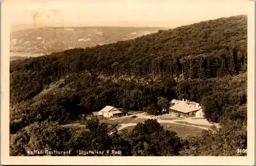 56341 - Wien - Wien , Kaffee Restaurant Jägerwiese K. Redl - gelaufen 1940