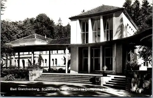 56351 - Steiermark - Bad Gleichenberg , Kurmittelhaus , Haupteingang - gelaufen 1963