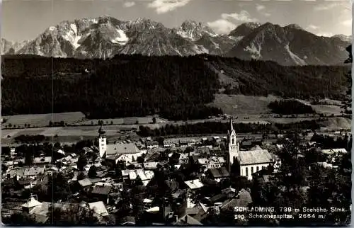 56359 - Steiermark - Schladming , gegen Scheichenspitze - gelaufen 1967