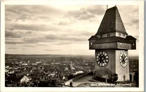 56361 - Steiermark - Graz , Uhrturm am Schloßberg - gelaufen 1935