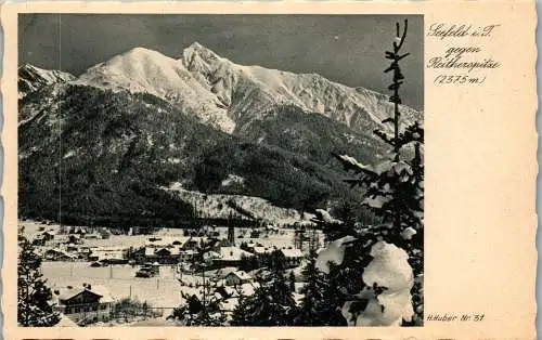 56369 - Tirol - Seefeld , gegen Reither Spitze , Reitherspitze - gelaufen 1946