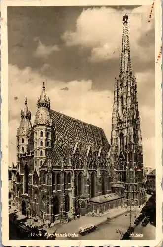 56380 - Wien - Stephansdom , Stephanskirche - gelaufen 1939