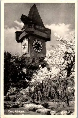 56394 - Steiermark - Graz , Uhrturm - gelaufen 1950