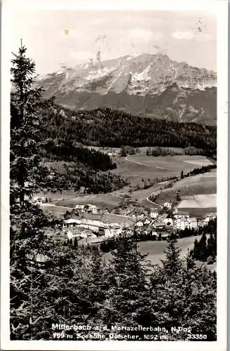 56416 - Niederösterreich - Mitterbach am Erlaufsee , Mariazellerbahn , Ötscher - gelaufen 1939