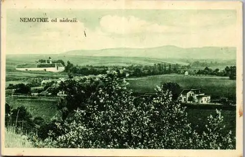 56428 - Tschechien - Nemotice , od nadrazi , Nemotitz - gelaufen 1941