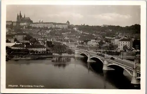 56431 - Tschechien - Praha , Prag , Panorama Hradcan , Hradschin - gelaufen