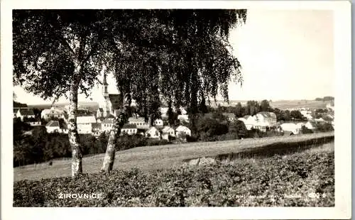 56433 - Tschechien - Zirovnice , Panorama - gelaufen 1940