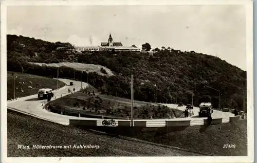 56435 - Wien - Wien , Höhenstrasse mit Kahlenberg - gelaufen 1936