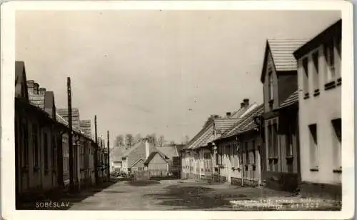 56441 - Tschechien - Sobeslav , Sobieslau , Sobeslau , Straßenpartie - gelaufen