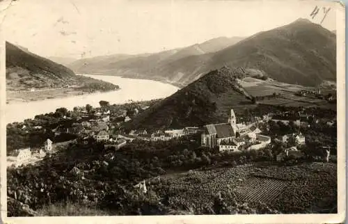 56446 - Niederösterreich - Spitz an der Donau , Panorama - gelaufen 1928