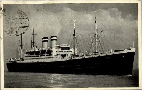 56452 - Schiffe - Schnelldampfer , Hansa , Hamburg Amerika Linie - gelaufen 1939