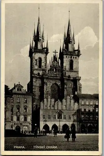 56468 - Tschechien - Praha , Prag , Tynsky Chram - gelaufen 1932