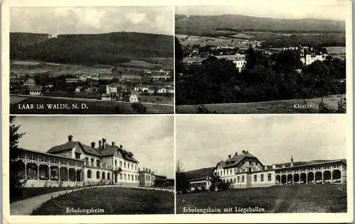 56470 - Niederösterreich - Laab im Walde , Kloster , Erholungsheim , Liegehallen - gelaufen 1939