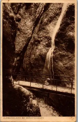 56494 - Deutschland - Berchtesgaden , Almbachklamm - gelaufen 1929