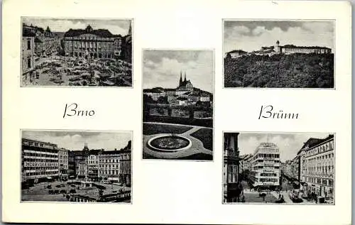 56512 - Tschechien - Brno , Brünn , Mehrbildkarte - gelaufen 1942