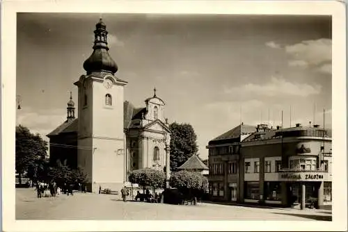 56523 - Tschechien - ?ervený Kostelec , Stadtbild - gelaufen 1943