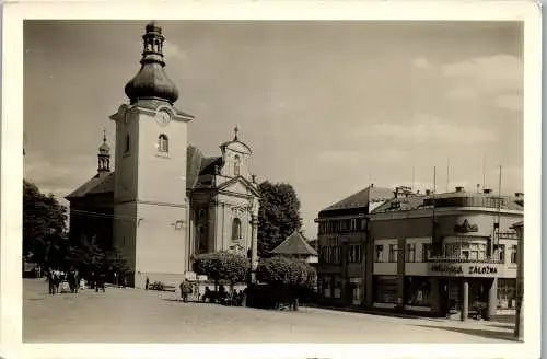 56525 - Tschechien - ?ervený Kostelec , Stadtbild - gelaufen 1943